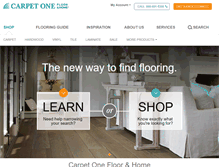 Tablet Screenshot of carpetoneroxboro.com